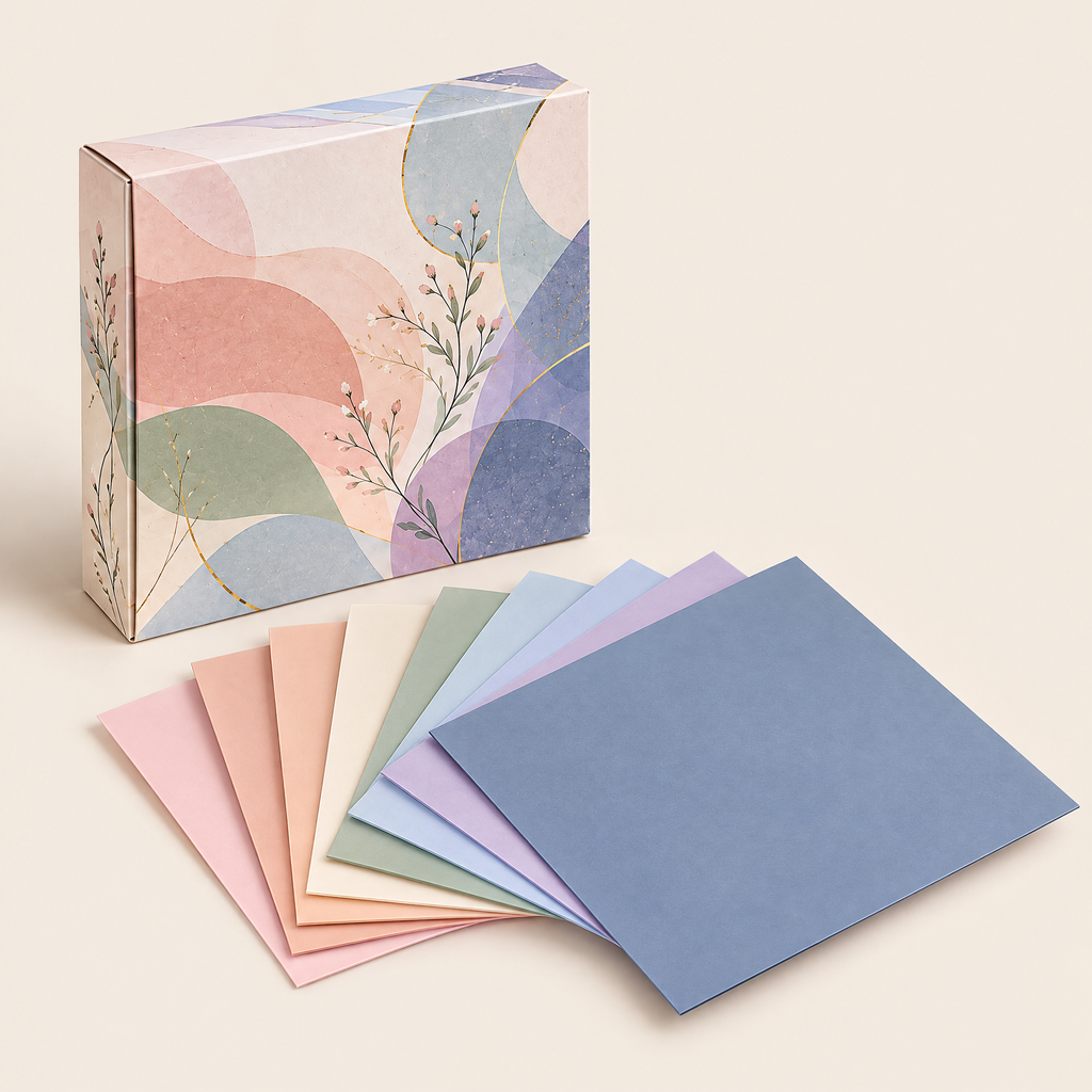 Roveliad™ Stilltone Morandi Solid Adhesive Sheets — 7-Color DIY Cuttable Sticker Paper Set